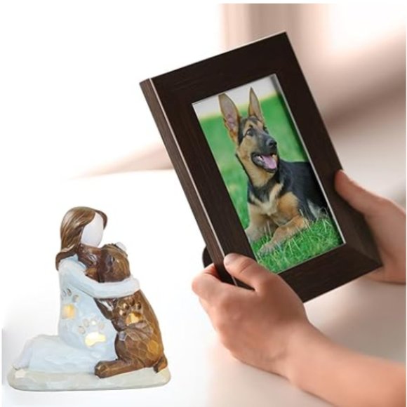 Dog Memorial Candle Holder - Bereavement Gift - Loss Of Pet Remembrance Gift - Picture 4 of 10